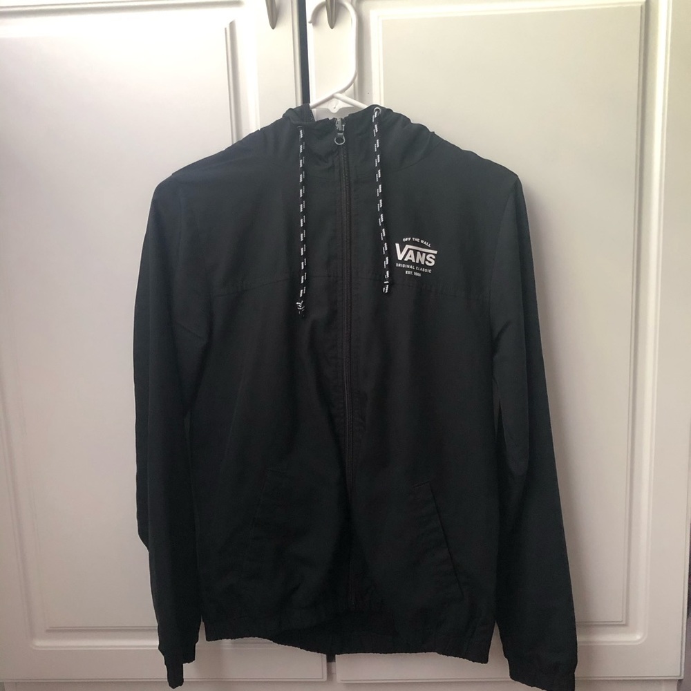 Vans black windbreaker